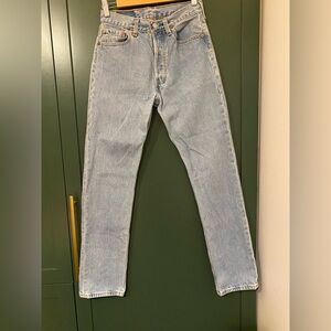 Levi's Light Blue Straight Jeans